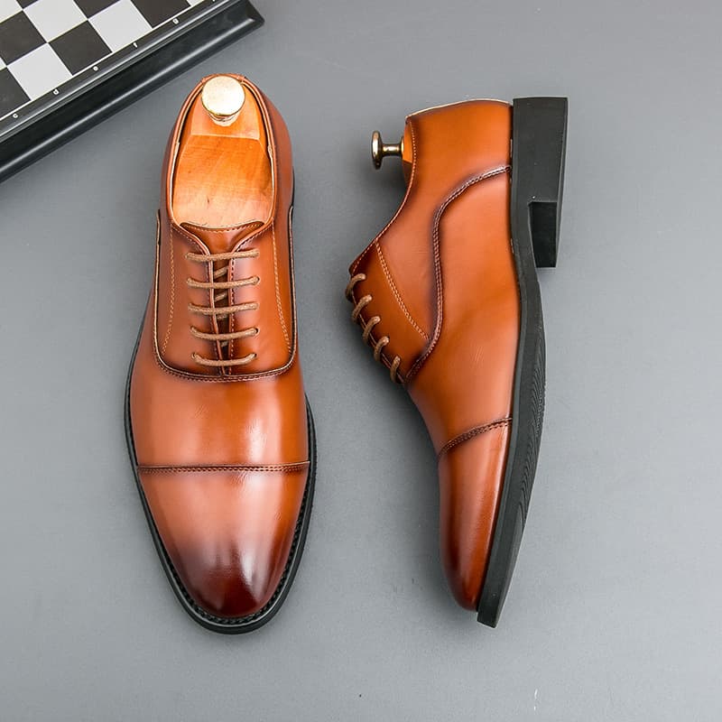 Business Oxford Shoes for Men Large Size Wedding Office Formal Shoes Rubber Bottom Unisex Adult Footwear from Mainland China