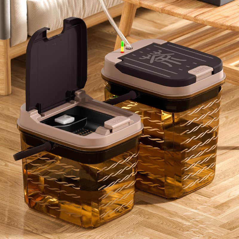 Household Chaoshan Tea Water Bucket Waste Water Bucket Dry-Wet Separation Kungfu Tea Set Accessories Tea Leaves Filter Garbage Can Tea Dregs Bucket