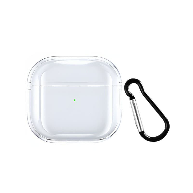 Compatible with Huaqiangbei Premium 7th Gen Earbuds Case for Apple AirPods Pro 3, Transparent TPU Soft Shell