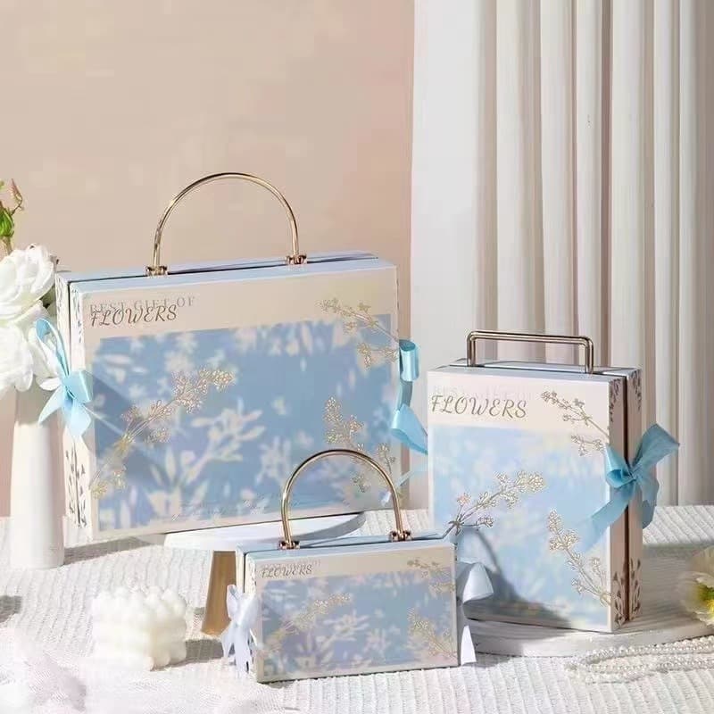 1 Business Gift Portable Box New Chinese Wedding Engagement Candy Box High-grade Wedding Candy Box Holiday Gift Box