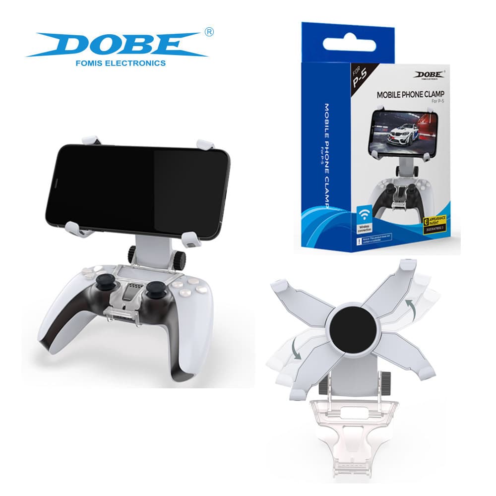PS5 Controller X-Shape Adjustable Stand PS5 Wireless Stand PS5 Bluetooth Controller Holder PS5 Phone Mount