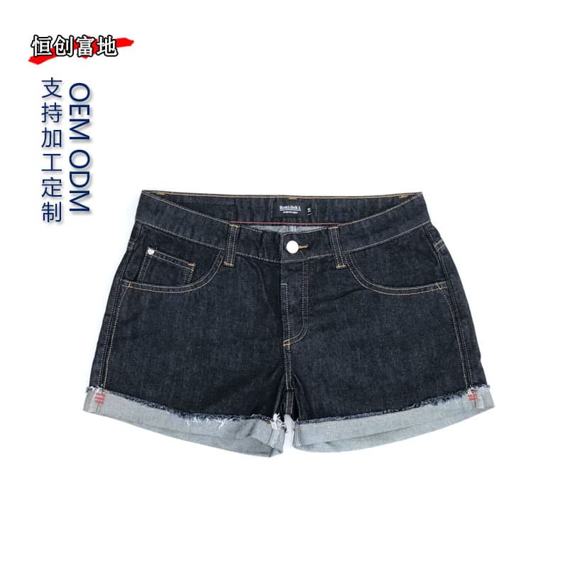 Premium Sample Zone: Women's Summer Low-Rise Denim Shorts, Sexy Hot Pants, High-Quality Jeans