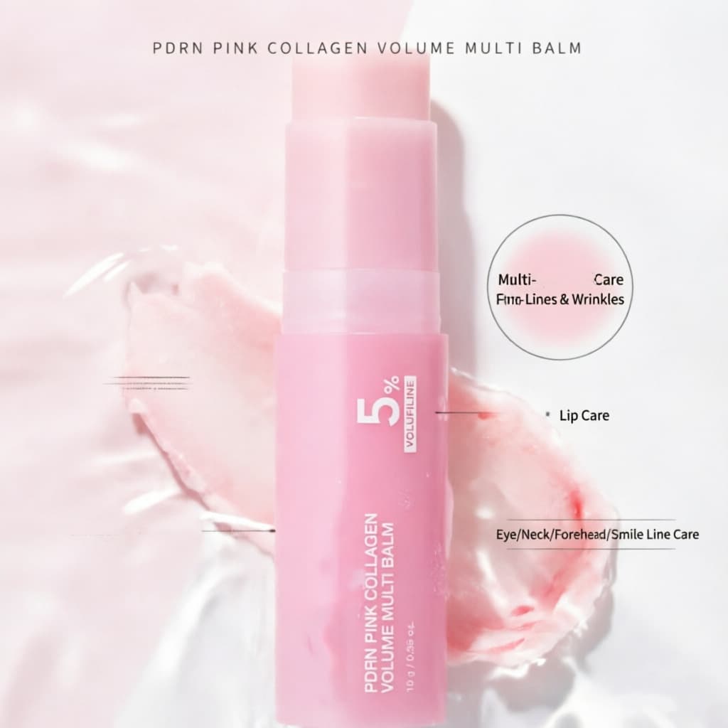 Cross-border Amazon TK Best-selling PDRN Pink Collagen Multi-Essence Stick Firming Care Moisturizing Source in Stock