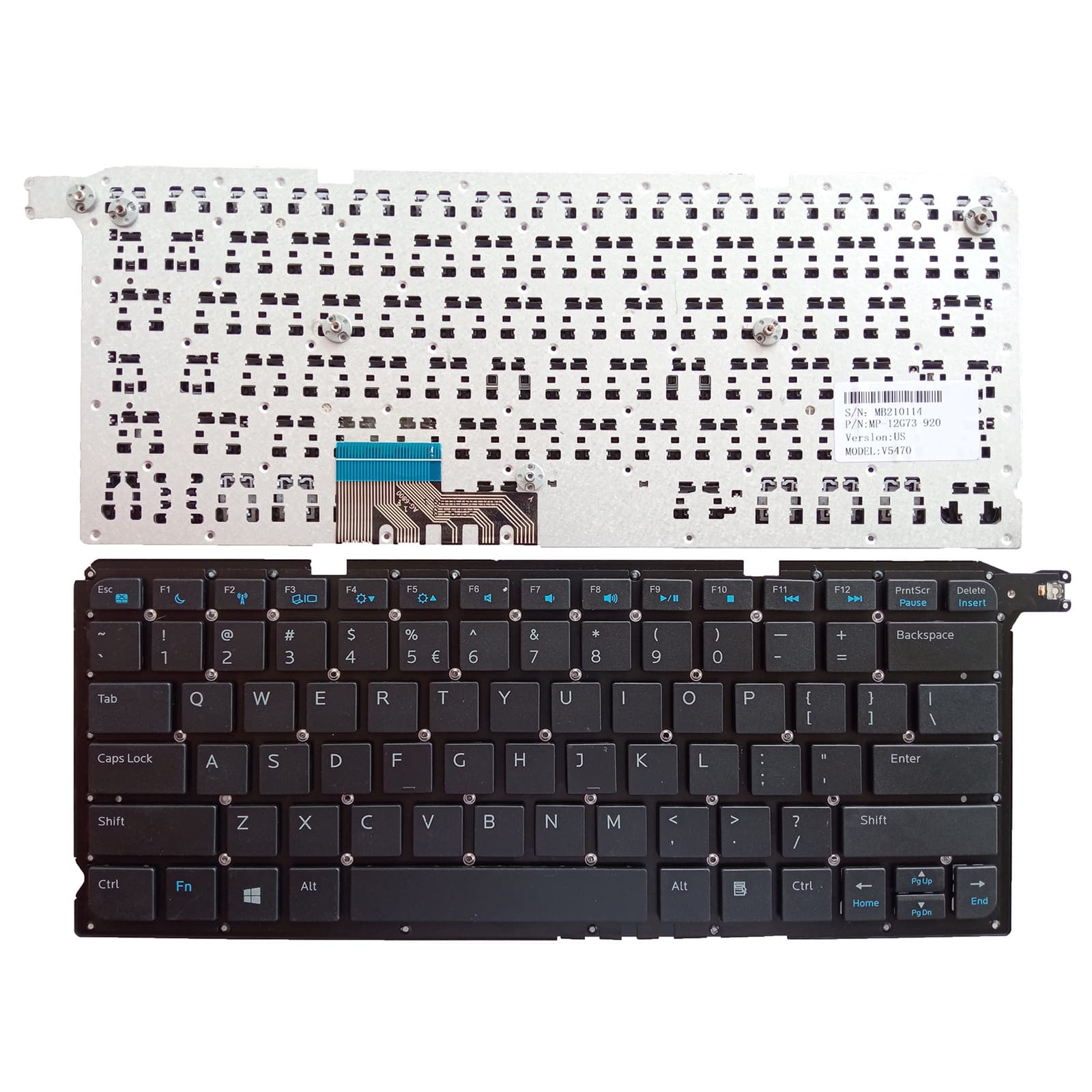 Compatible with Dell 5460, 5470, 5480R, V5460, V5470, V5480 laptop keyboards