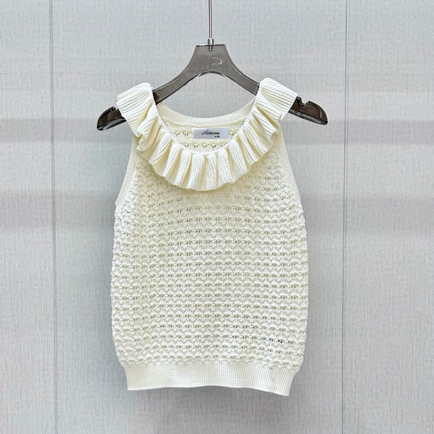 Top~ Shenzhen Nanyou Summer Stunning Knit Women's New Age-Design Ruffled Slimming Top