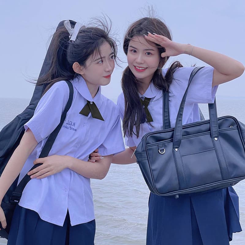 Thai school uniform, female student outfit, performance costume, JK shirt, Japanese style high school uniform, graduation season class uniform set