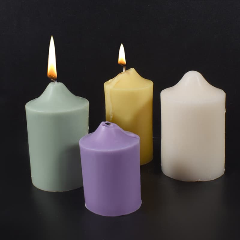 Cylindrical Candle Mold, Pointed Top Thick Cylinder Cone Column 4cm 5cm 6cm Regular Cylinder Candle Silicone Mold