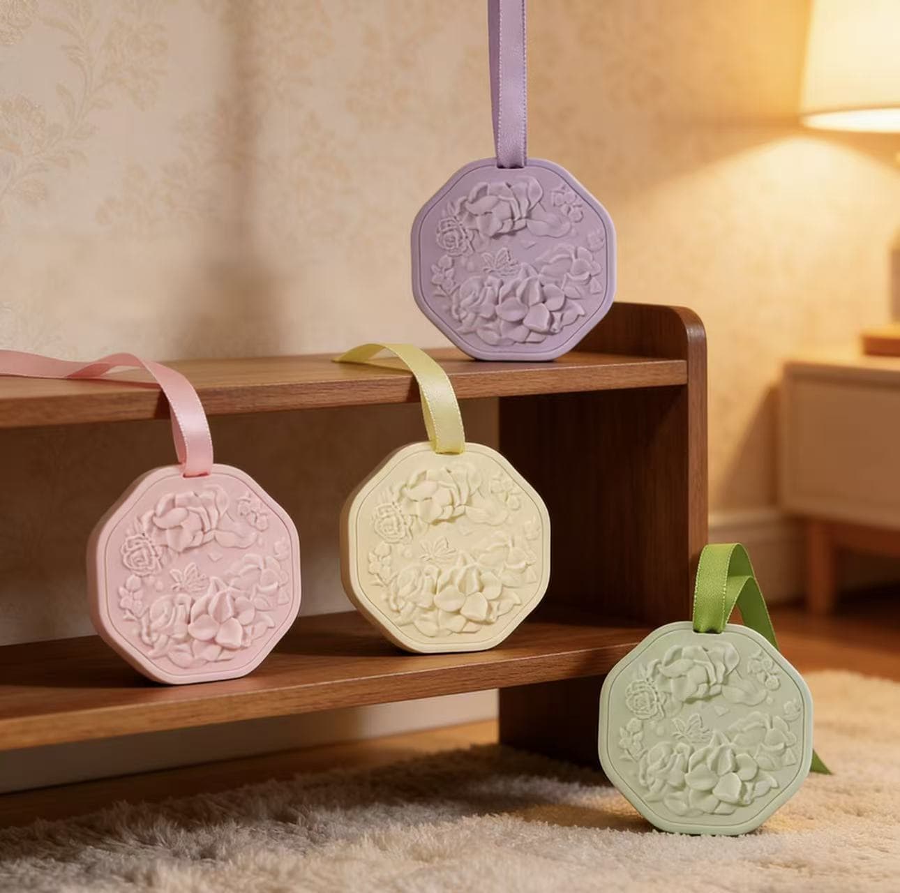 artCat Plaster Aromatherapy Hanging Ornament Butterfly & Flower Series Long-Lasting Fragrance for Home and Car Best Seller