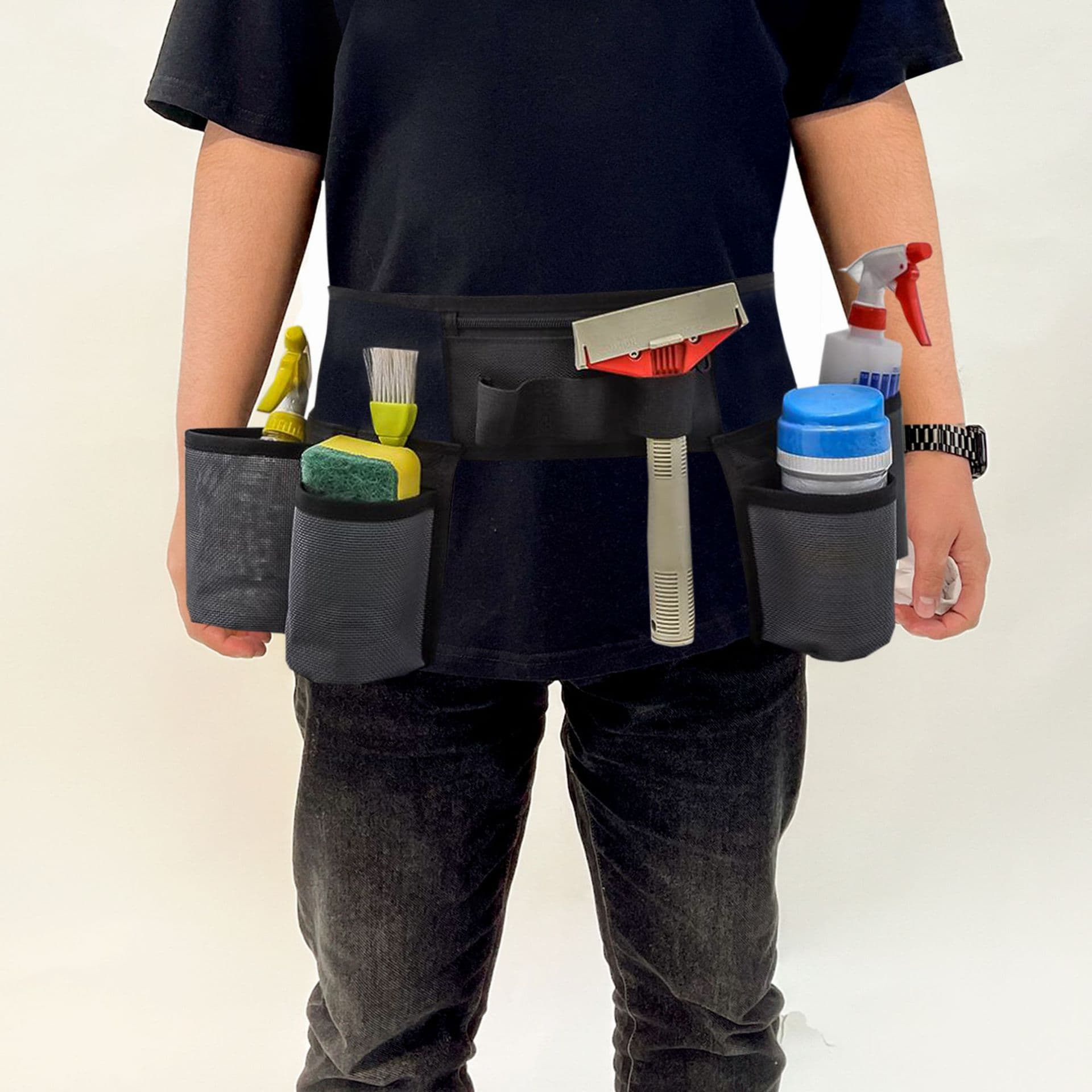 Hotel Catering Scenic Spot Housekeeping Service Tool Bag Maintenance Breathable Storage Cleaning Waist Pack Property Sanitation