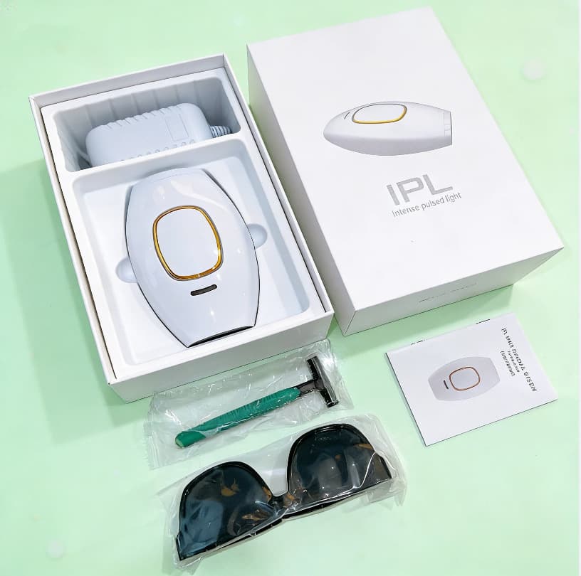 Cross-Border Painless Hair Removal Device for Home Use, IPL Automatic 881 Bread-Style Laser Hair Remover for Full Body Skin Rejuvenation