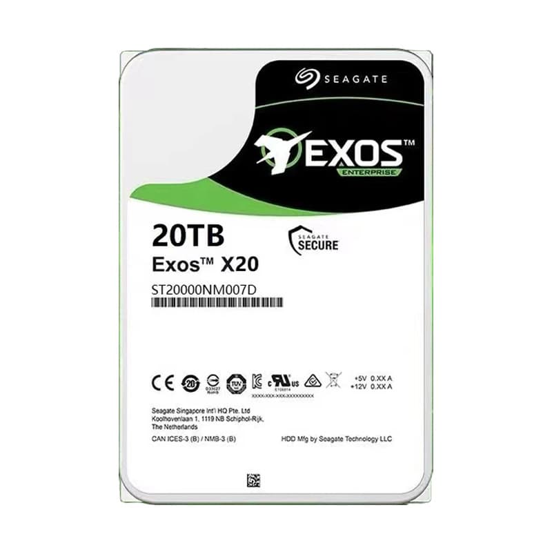 ST20000NM007D Helium 20TB SATA3 Exos Enterprise Server Surveillance Hard Drive