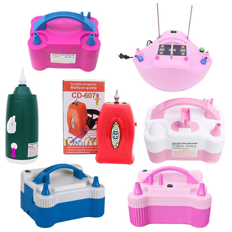 Electric air pump, air pump, double-layer round latex balloon, long strip air pump accessories, wedding supplies