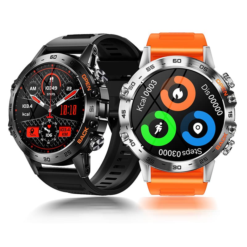 New K52 Bluetooth Calling Smart Watch Ultra-Long Standby Heart Rate Blood Oxygen Outdoor Rugged Sports Smart Watch