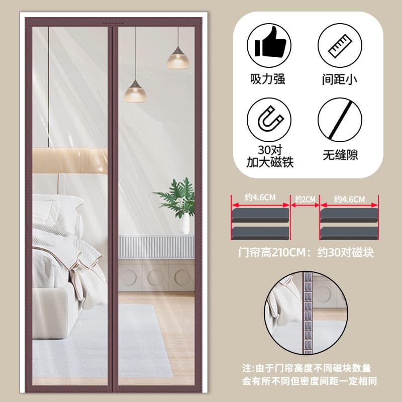 Air Conditioner Curtain, Self-Sealing Partition Curtain for Home, Blocks Draft and Prevents Cold Air Leakage, Transparent Soft Plastic Curtain
