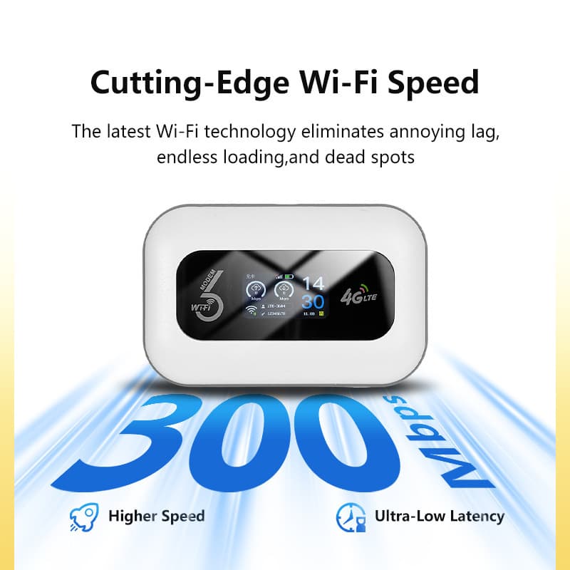 North American Version MIFI 4G LTE SIM Card Slot 3000mAh Battery Card WiFi