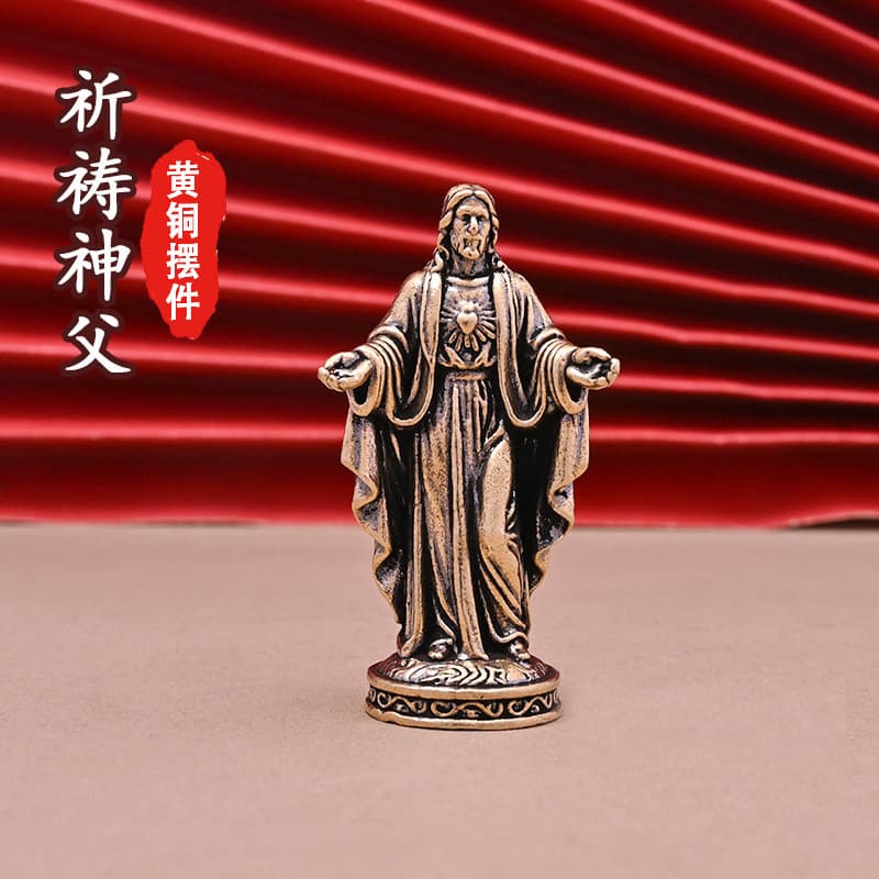 Brass Figurine Craft Cross-border Character Statue Small Decoration Small Copper Craft Creative Ornament