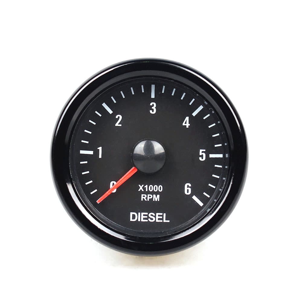 Supply of 2-inch 52mm diesel and gasoline speedometers with 0-8000/0-6000 RPM and related accessories for automotive instruments.