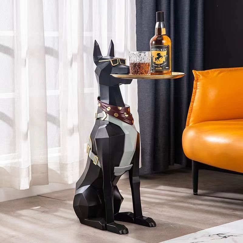 Small Creative Desktop Ornament Gentleman Living Room Home Decoration Light Luxury TV Cabinet Sofa Tray Housewarming Gift