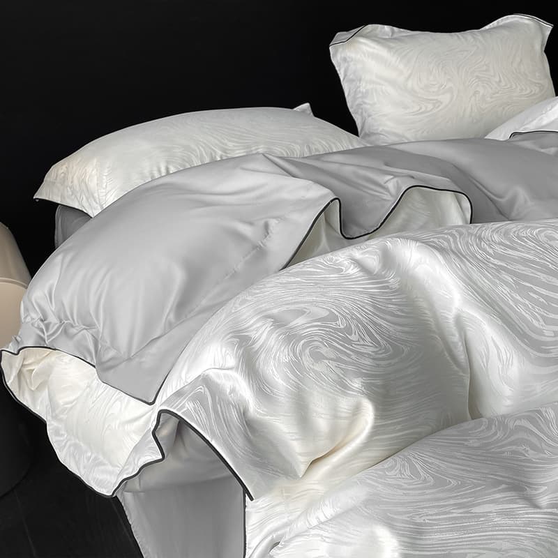 Summer Ice Silk Bedding Set Luxury Premium Main Bedroom 2025 New Style Bed Sheet Duvet Cover Set