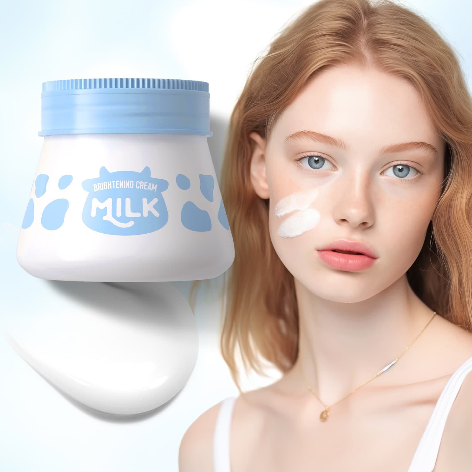 LAIKOU Milk Cream Face Cream 55g Facial Moisturizing Hydrating Cross-border Skincare Manufacturer Supply