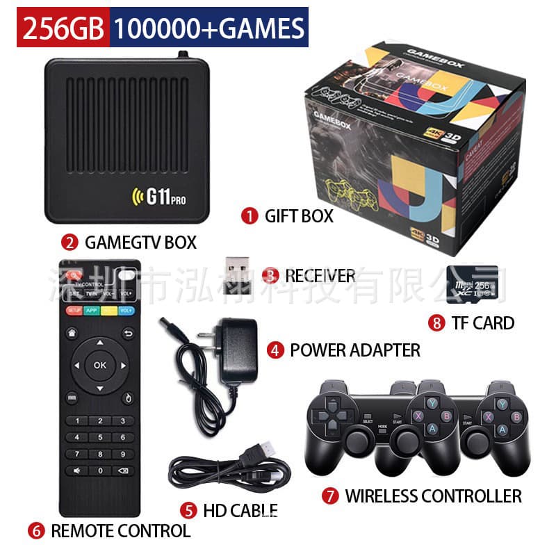 Cross-border High-end Dual System G11pro Game Console G11 Game Box G11 Game Set-top Box PSP TV Game