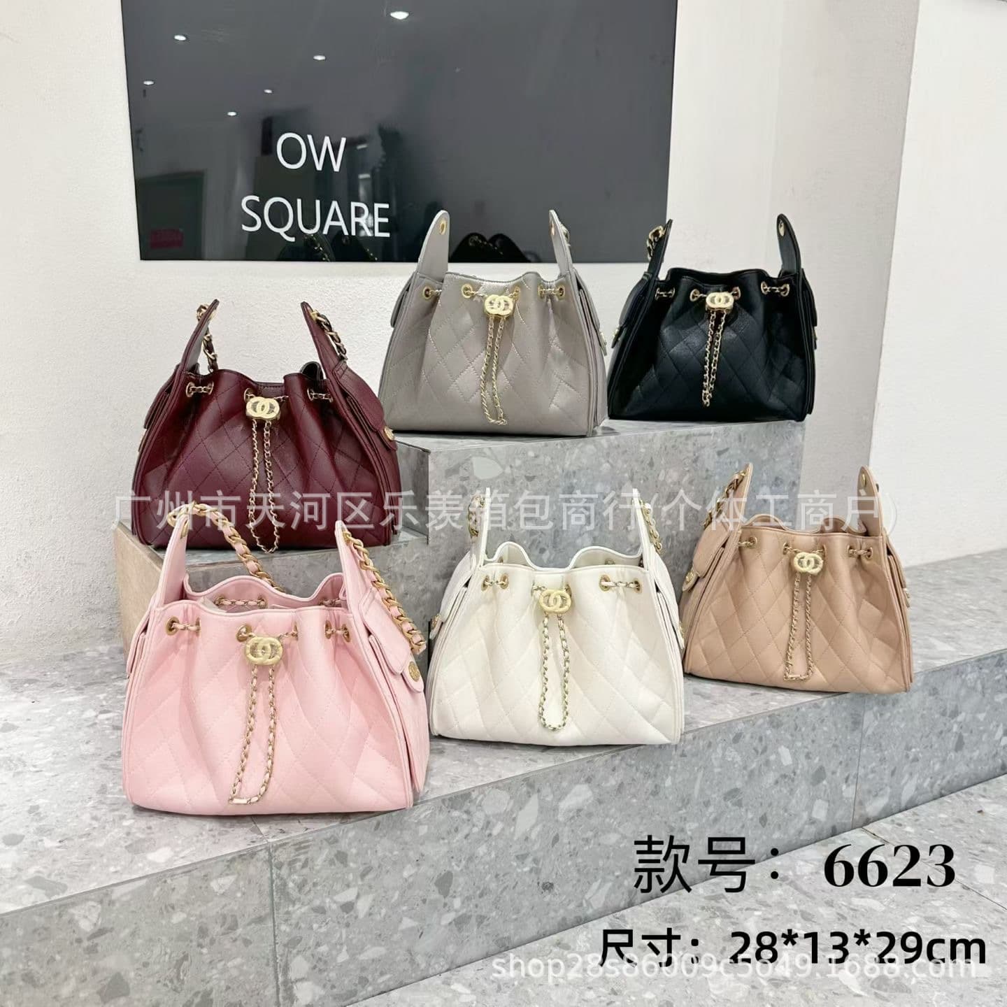 Factory Direct Small Fragrance Style 25BAG Hippie HOBO Underarm Bag Diamond Quilted Chain Drawstring Fashion One-Shoulder Women's Bag