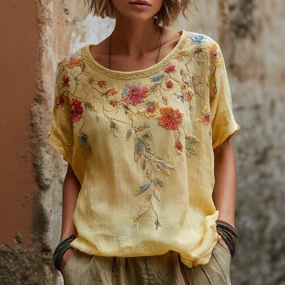 2026 European and American Spring Summer Fashion Trends Cross-Border Personalized Round Neck Long Sleeve Loose Printed T-Shirt Women's Tops