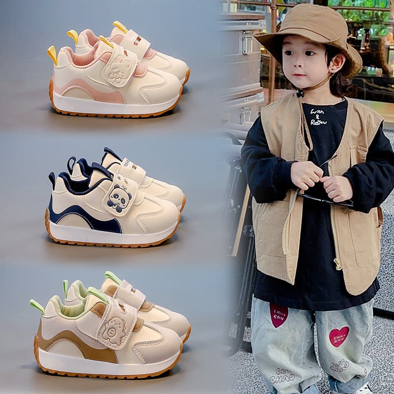 2026 spring and autumn popular baby girl soft-soled toddler shoes popular children's sports shoes fashionable boys' casual shoes