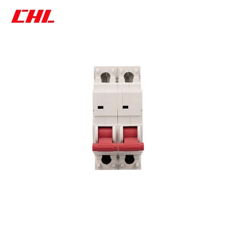 MCB Original Factory DZ47-M Miniature Circuit Breaker, Red Handle Air Switch, White Housing, Miniature