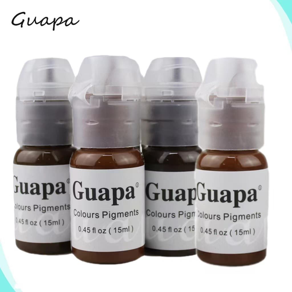 Semi-Permanent Tattoo Ink Tattoo Auxiliary Pigment Eyebrow Mist Eyebrow Eyeliner Tattoo Hair Pure Plant 15ml Liquid Colorant