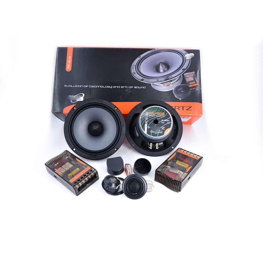 Car Speaker Set Italy HZ1656 6.5 Inch Front Door Audio Upgrade Tweeter and Woofer