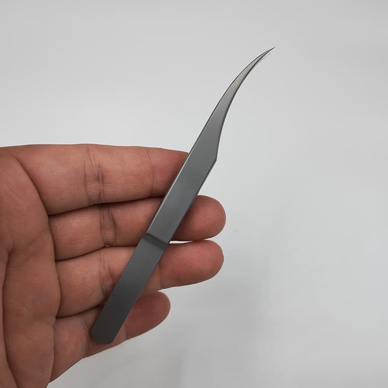 False eyelash tweezers tweezers grafted eyelashes dolphin tweezers elbow high precision tweezers eyelash artist single