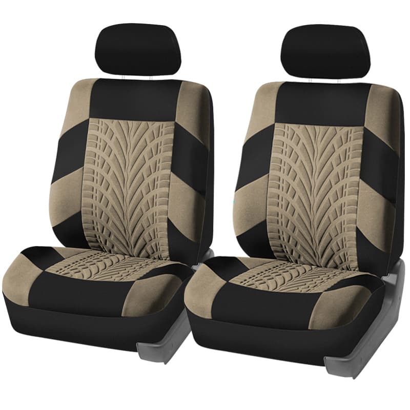 Universal Car Seat Covers by Aicha Da Two Front Seats Polyester Material Customizable Weight 300g