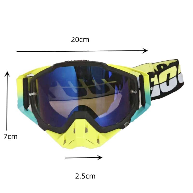 In Stock 100% Riding Glasses Cross-border Helmet Goggles Electric Off-road Vehicle Outdoor Protective Goggles Anti-slip Gloves