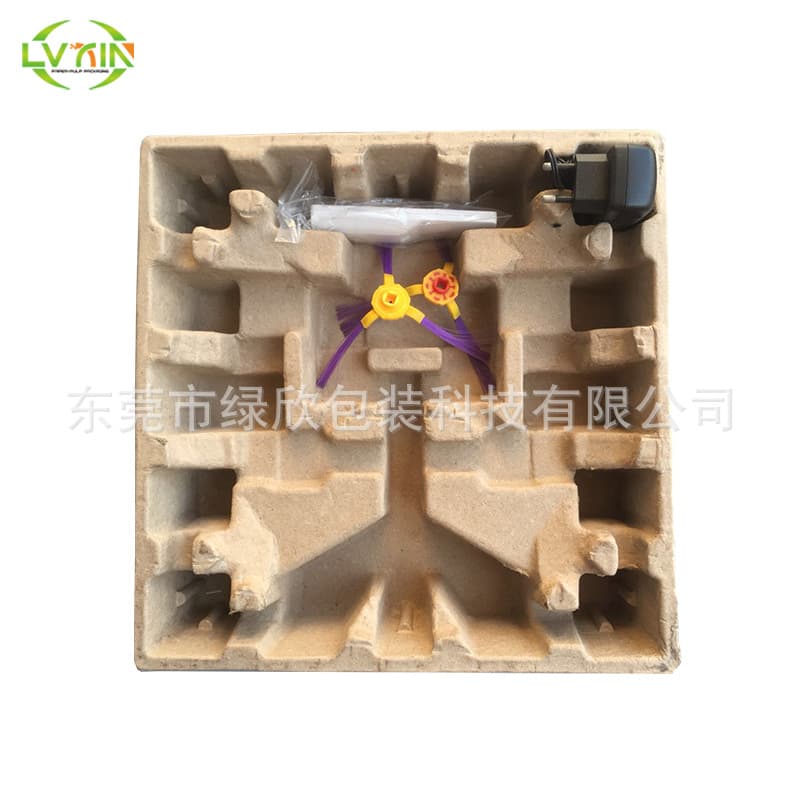 Eco-friendly pulp, pulp molding product inner liner protective paper trays, damage and shock-proof paper-plastic trays