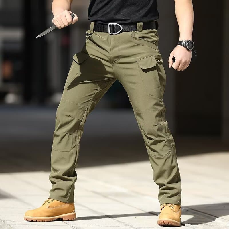 Tactical Workwear Pants Elastic Outdoor Loose Fit Spring Autumn Men's Cargo Trousers Soft Shell Jacket Ready to Ship