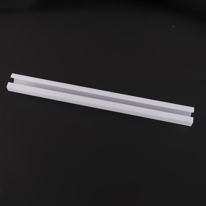 Round purification lamp cover, PC round tube LED lamp sleeve, long strip lamp cover, plastic cover, milky white PC round tube, transparent.