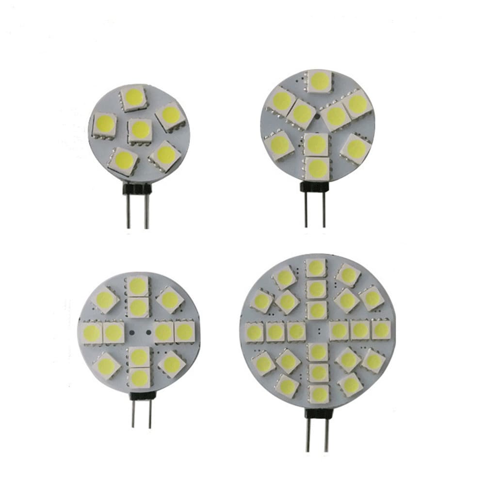 Crystal Decorative LED Light Bulb G4 Pin round Crystal Lighting 1W 2W 3W DC 12V Indoor Lighting Energy Saving Lamp