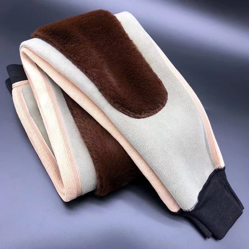 【Best Seller】Warm Pants Men Fleece-Lined Thickened Autumn Winter Cold-Proof Warm Long Pants Knee and Waist Protection Base Layer Thermal Underwear