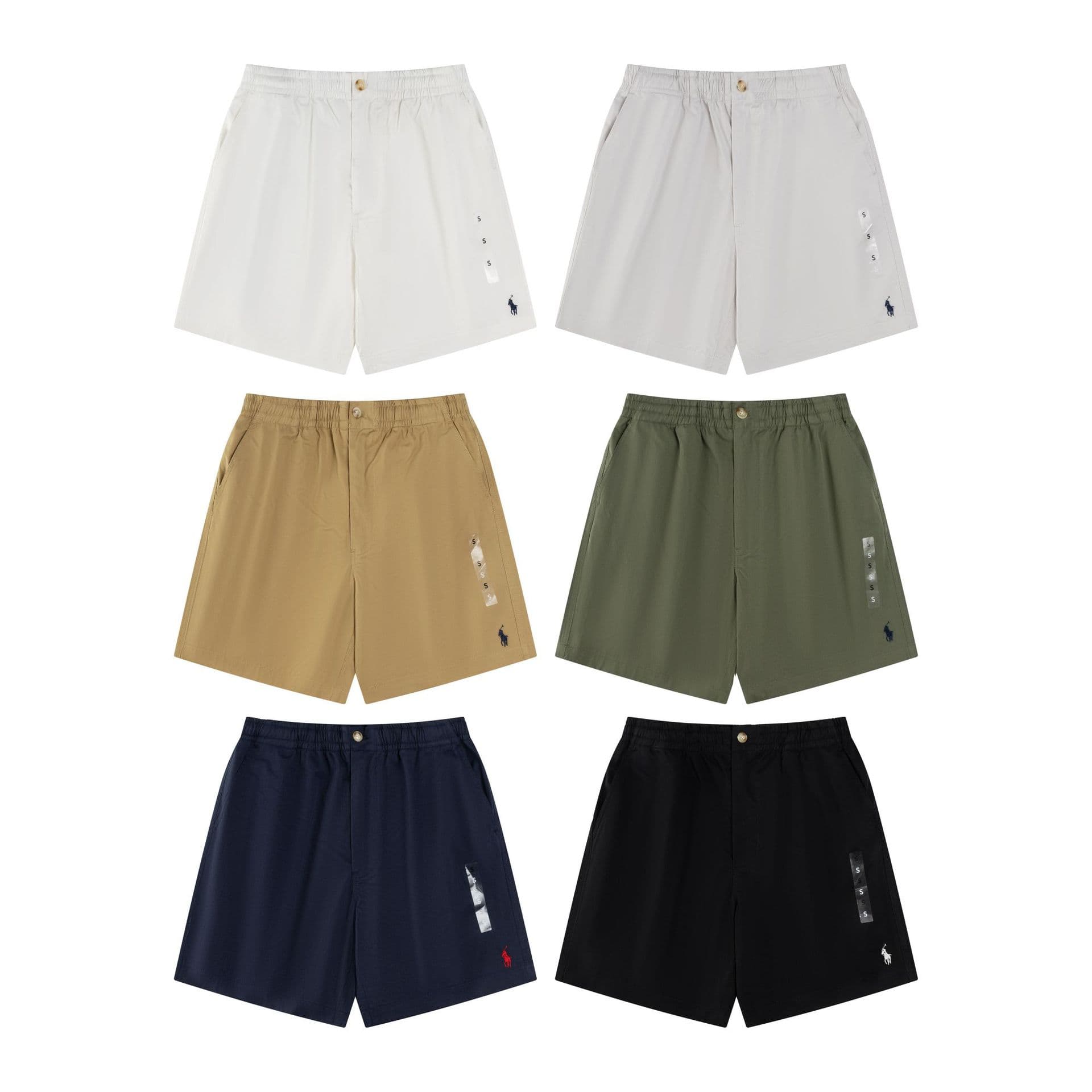 In stock, scan QR code. RL Ralph Lauren classic embroidered small logo casual loose summer comfortable shorts for men.
