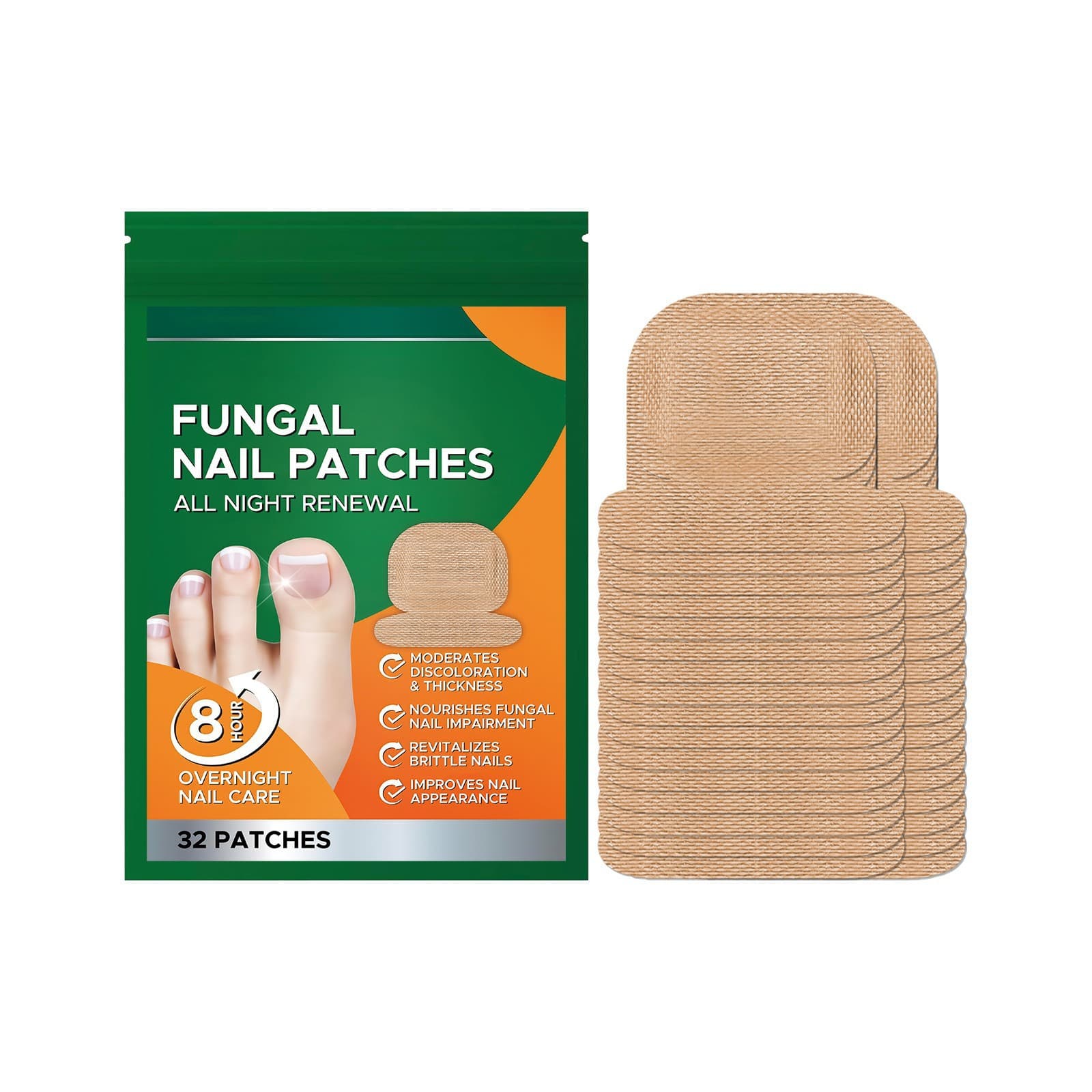 Antibacterial nail stickers care for onychomycosis and improve thickening of the stratum corneum