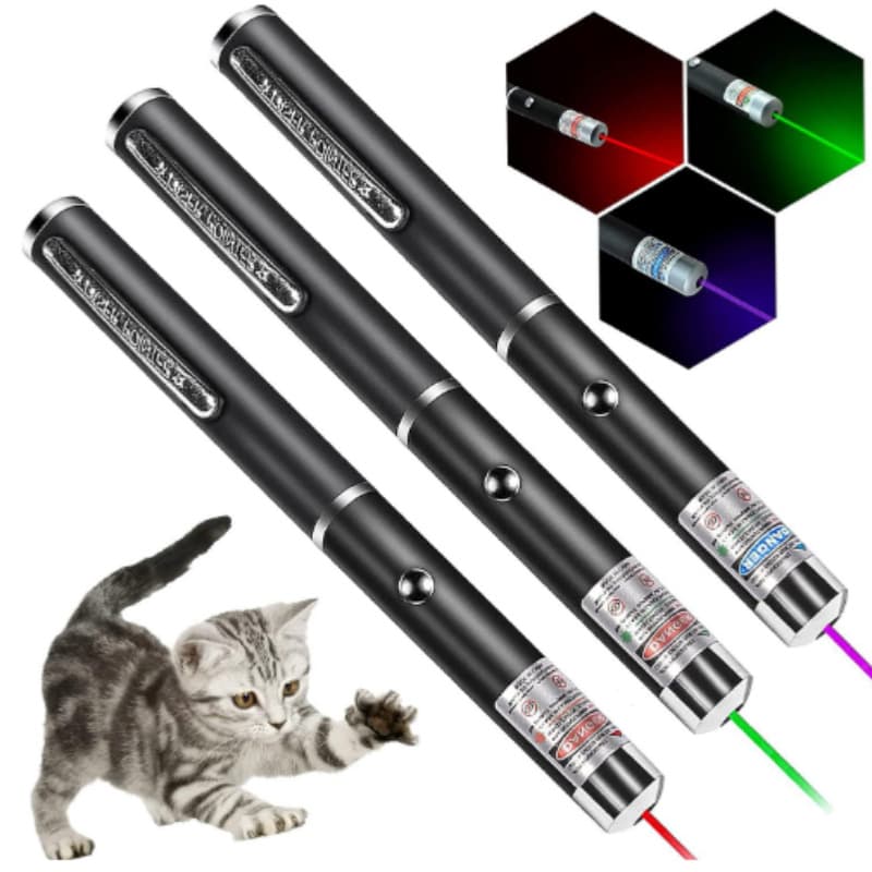 Infrared Laser Pointer Single Point Indicator Red Green Blue Purple Cat Dog Toy Pen Three Color Pen Purple Light