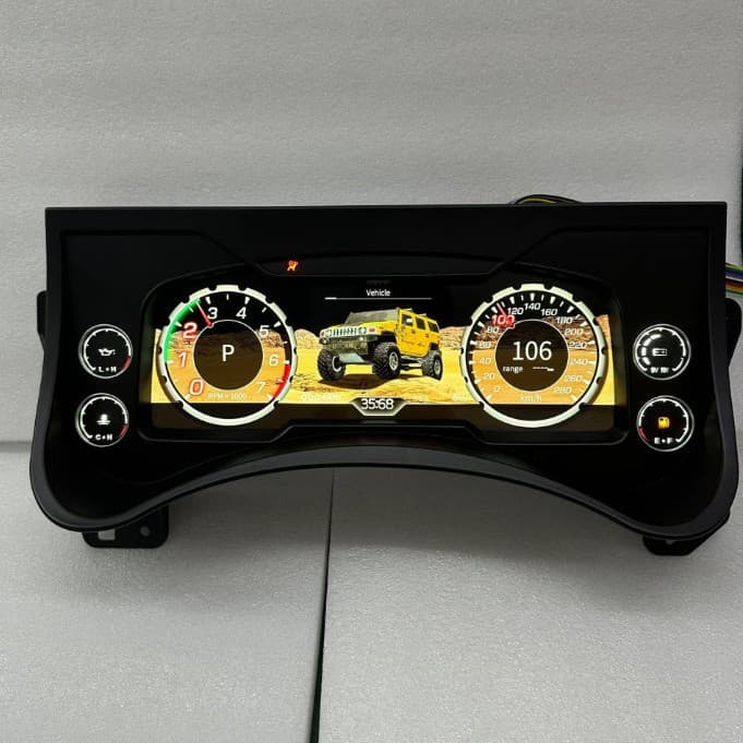 Compatible with Hummer H2/H3 Full LCD Instrument Cluster Multiple Dynamic Driving Modes New HD UI