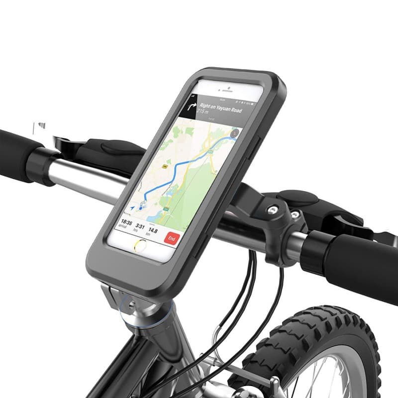 Motorcycle Bicycle Phone Mount Waterproof Bag Food Delivery Riding Navigation Electric Vehicle Magnetic Waterproof Holder Cross-border