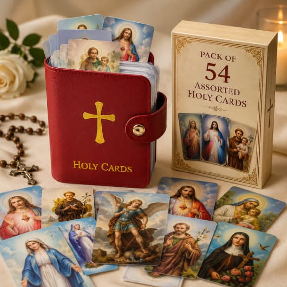 Catholic Genuine Leather Holy Card Holder Genuine Leather Holy Card Holder
