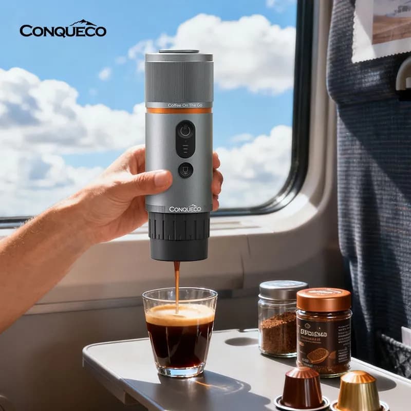 Portable Mini Electric Capsule Coffee Powder Machine Espresso Extraction Machine Travel Outdoor