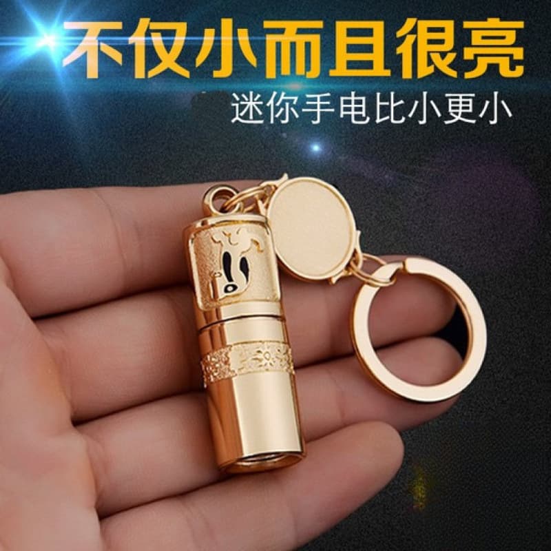 Outdoor Mini Flashlight, Home Use Strong Light LED Waterproof Men Women Pocket Keychain Flashlight Super Bright Small Torch