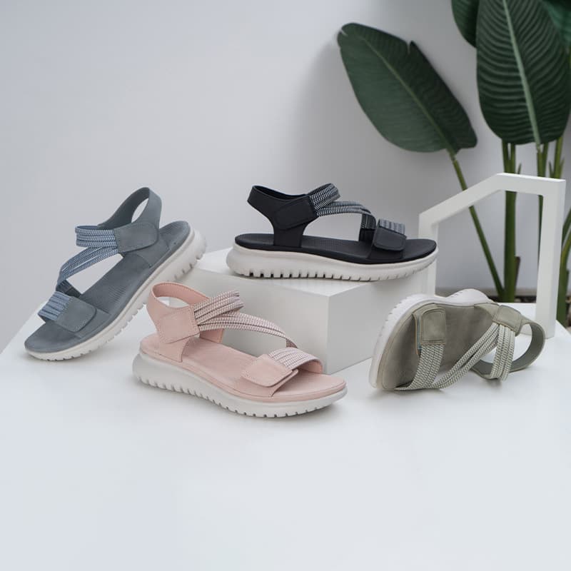 European and American sandals for women 2025 new cross-border MD bottom large size wedge heel light, comfortable and versatile slippers for women without tiring feet