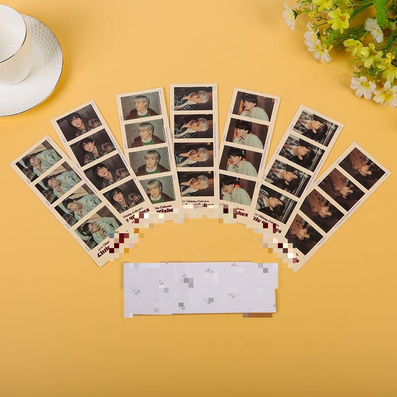 BTS Christmas 4-Grid Photo Card Bookmark [Clearance Sale]