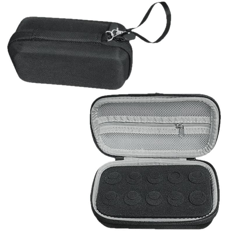Factory Stock 10-Slot Insulin Vial 3/10ml Capacity Peptide Box Storage Bag Protective Hard Shell Case Portable for Travel